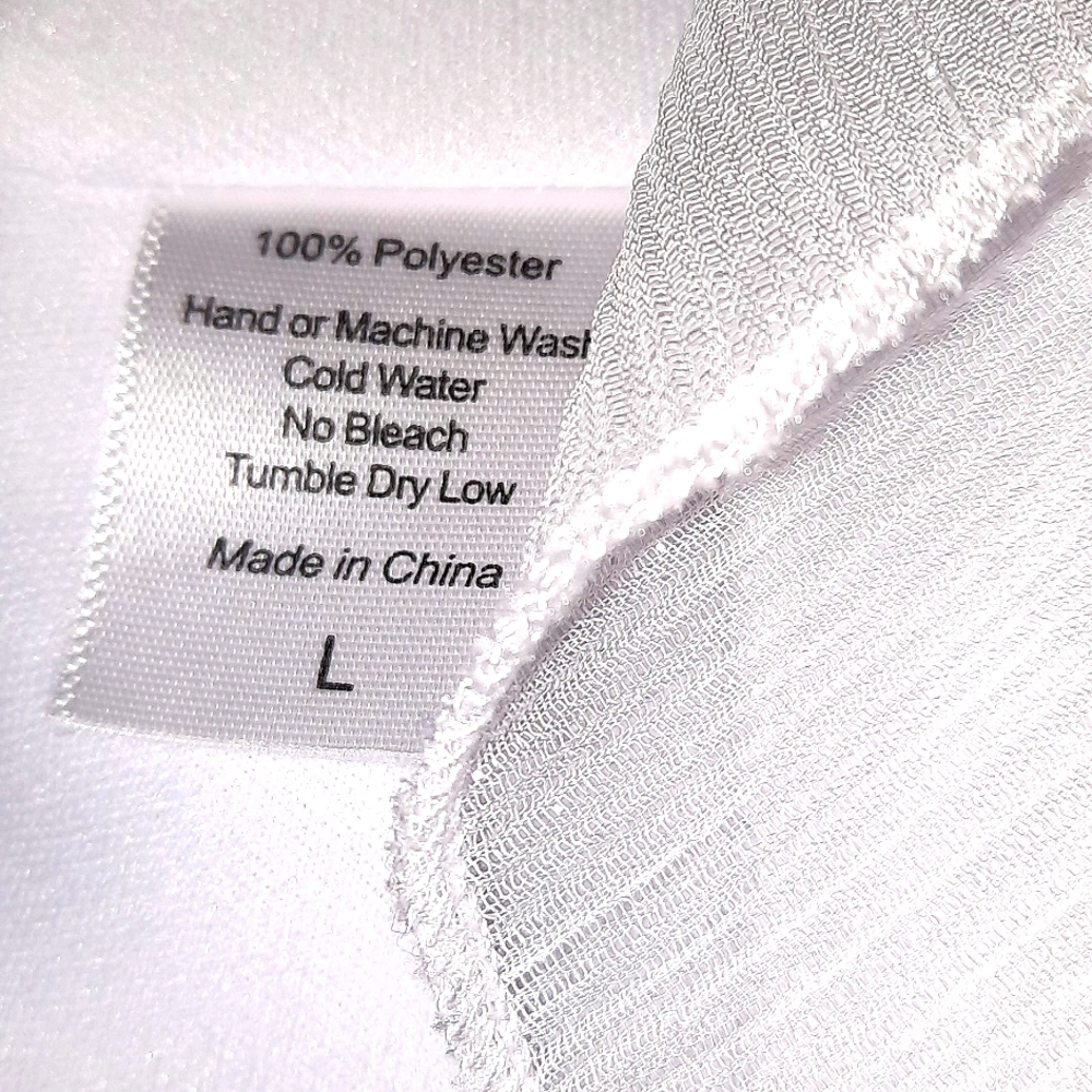 Lucy in the Sky Sparkly Fit and Flare Dress Back Cutout White Silver Shimmer M - Picture 7 of 9